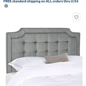 Safaveih gray headboard